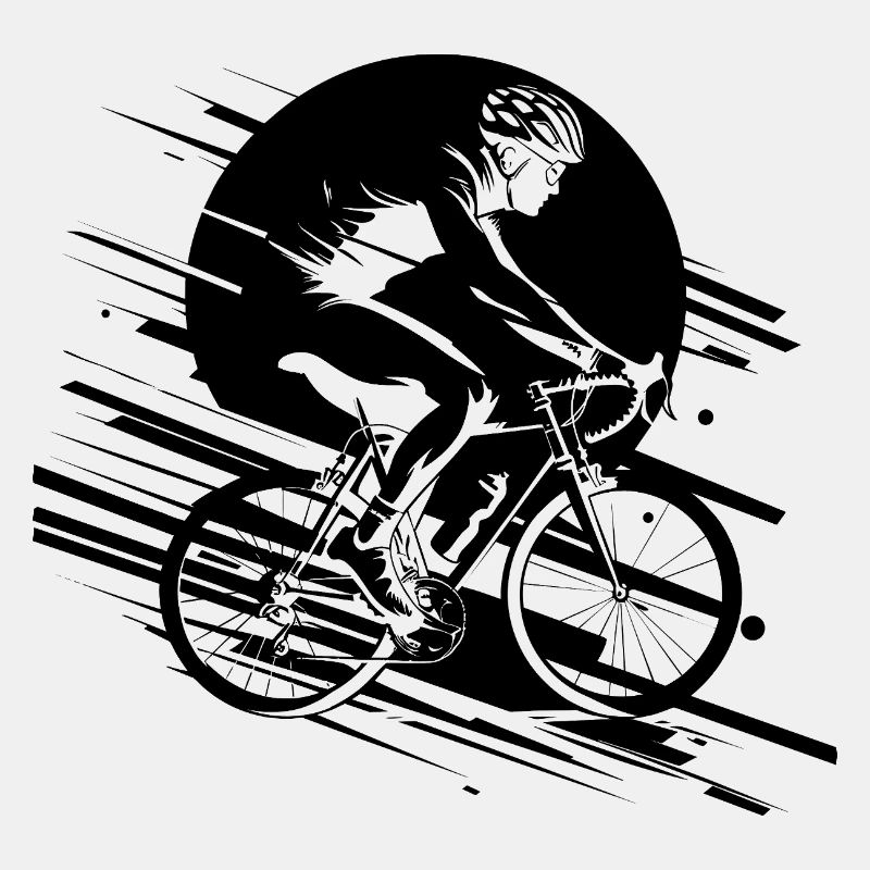 Radfahrer Zeichnung