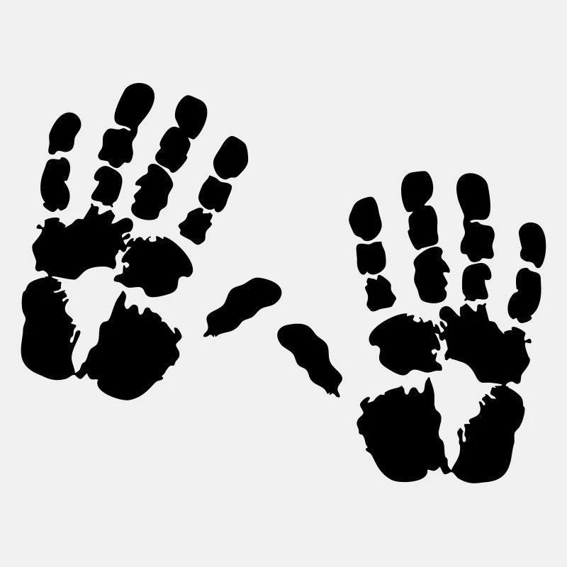 Handabdruck Hand