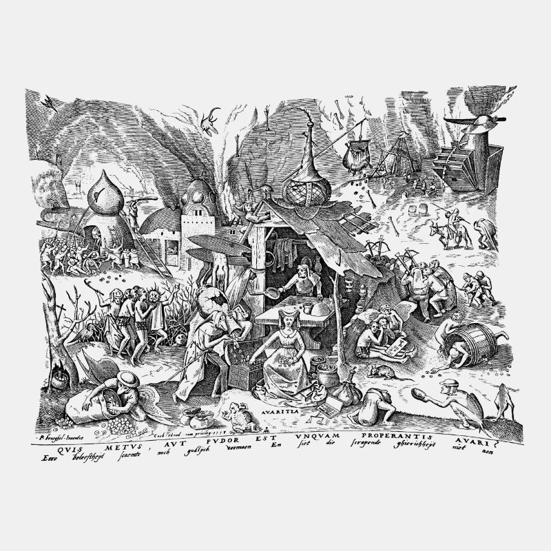 2 sept péchés capitaux | Avaritia avarice cupidité