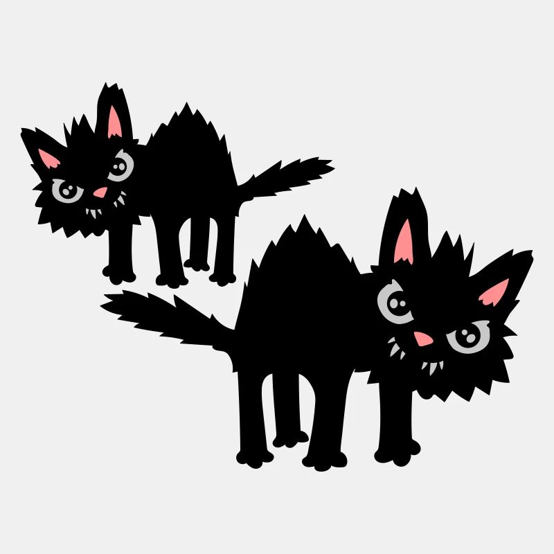 Équipe drôle de chats