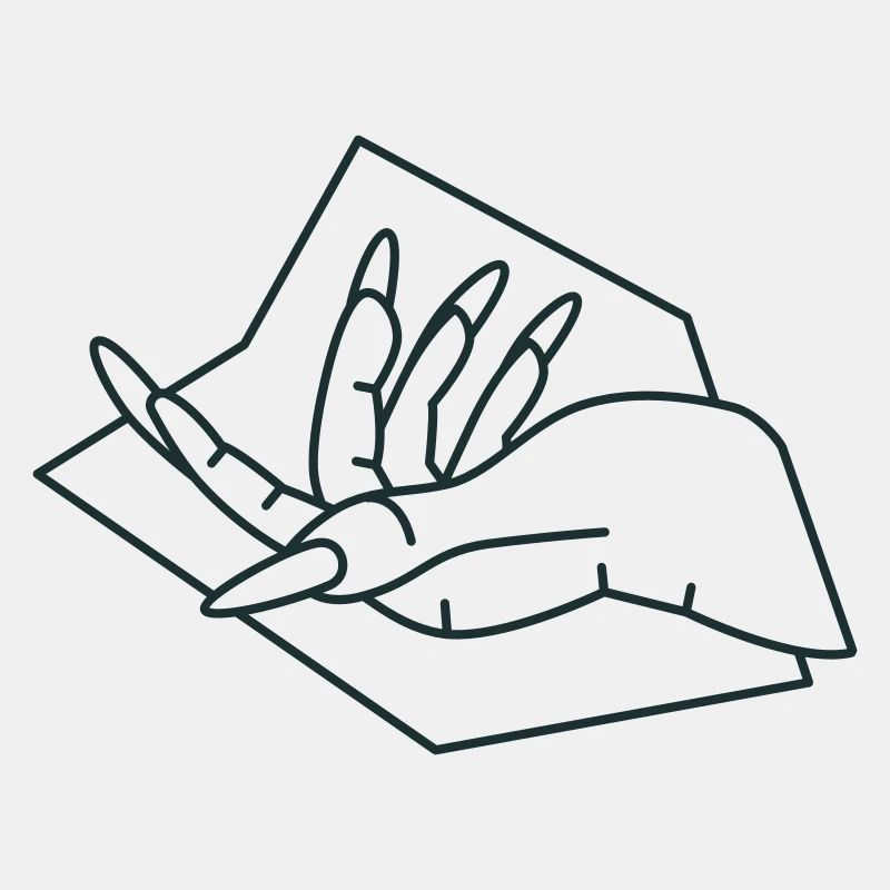 Sehr beängstigende Hand