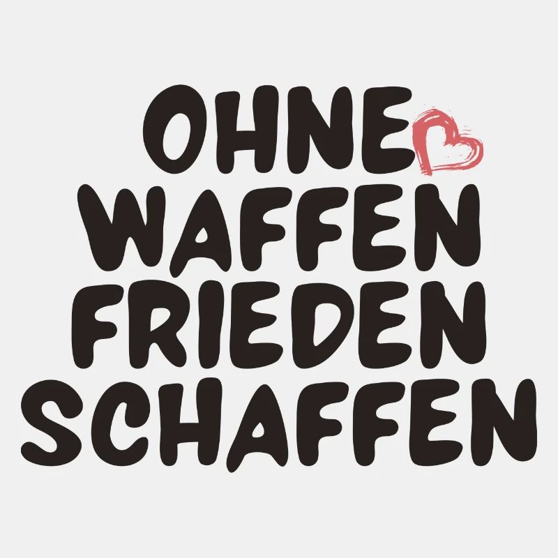 Ohne Waffen frieden schaffen