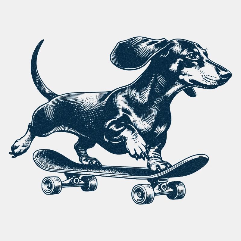 Skater Dackel