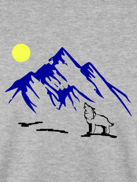 wolf vollmond
