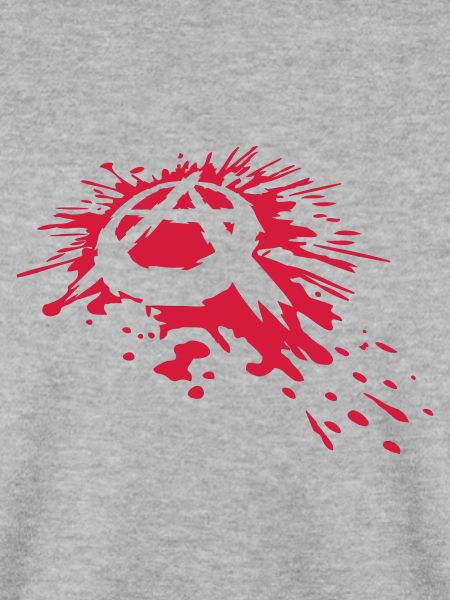Spritzer Blut Anarchie Symbol