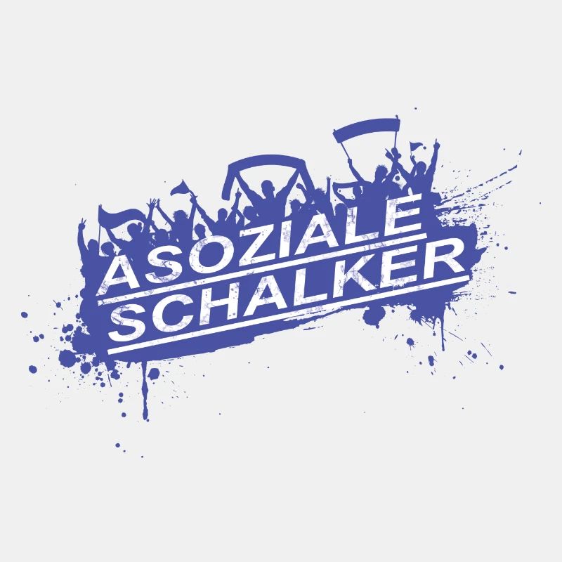 Asoziale Schalker Fan Design