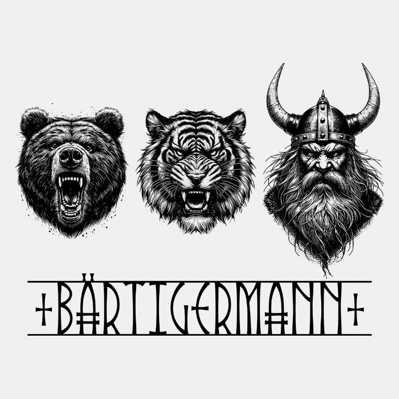 Bär Tiger Mann
