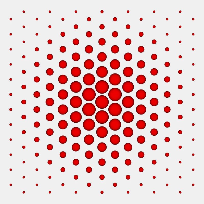 Sphères rouges