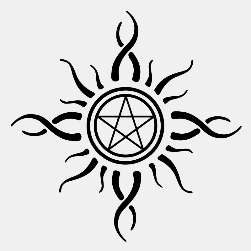 pentagram gothic pagan