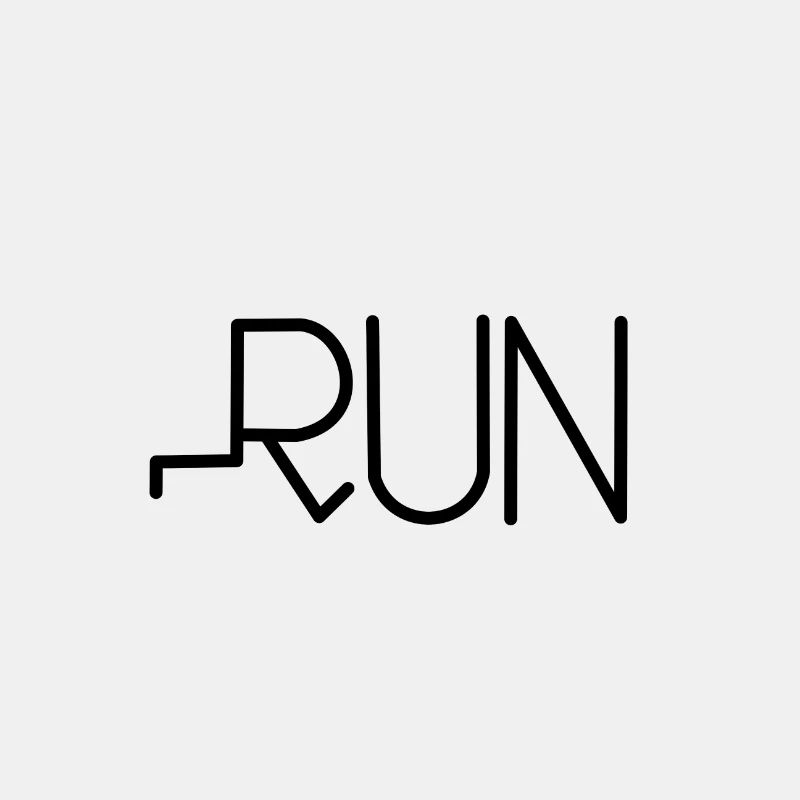 RUN! Cool designed run.
