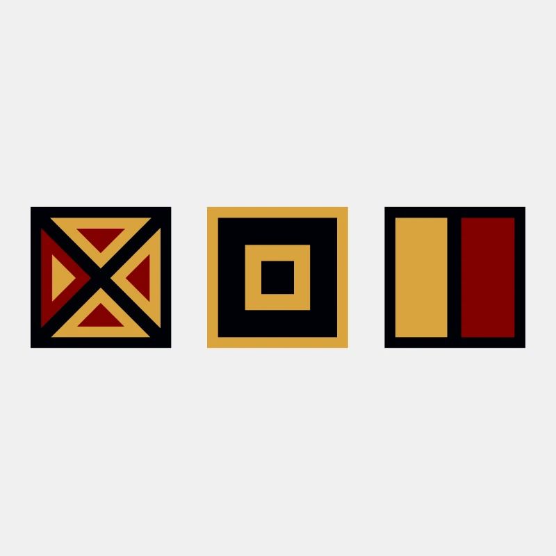 Abstraktes, geometrisches Muster
