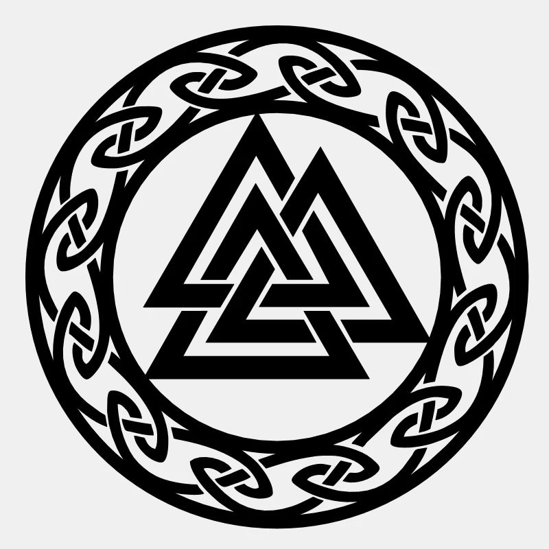 Valknut ,noeud sans fin celtique, Wotan, Odin