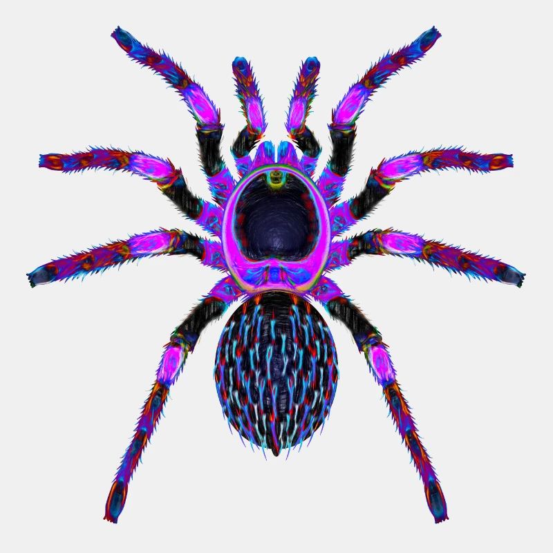 Lila Spinne