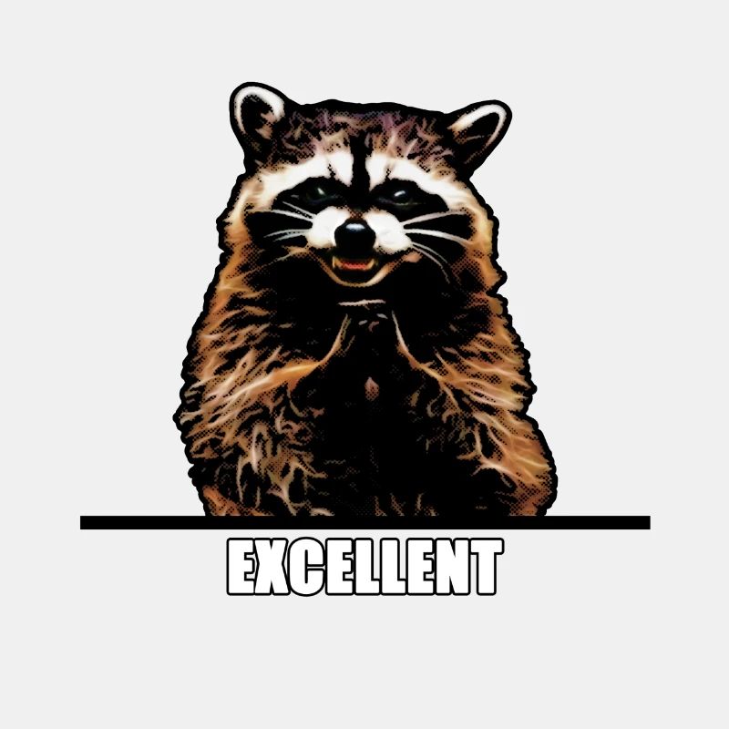 Böser Waschbär