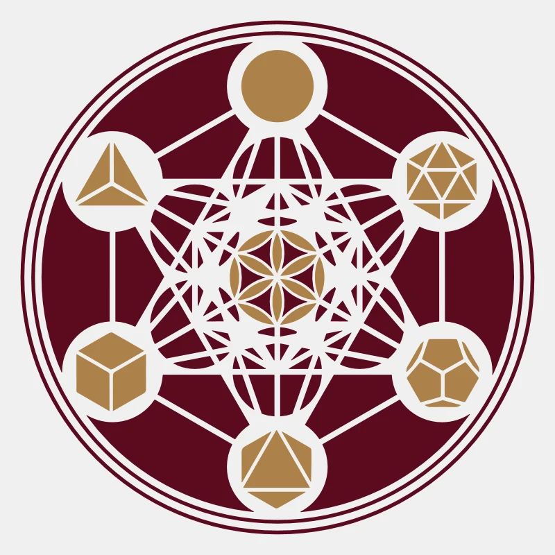 Solides platoniques, Metatrons Cube, Fleur de vie