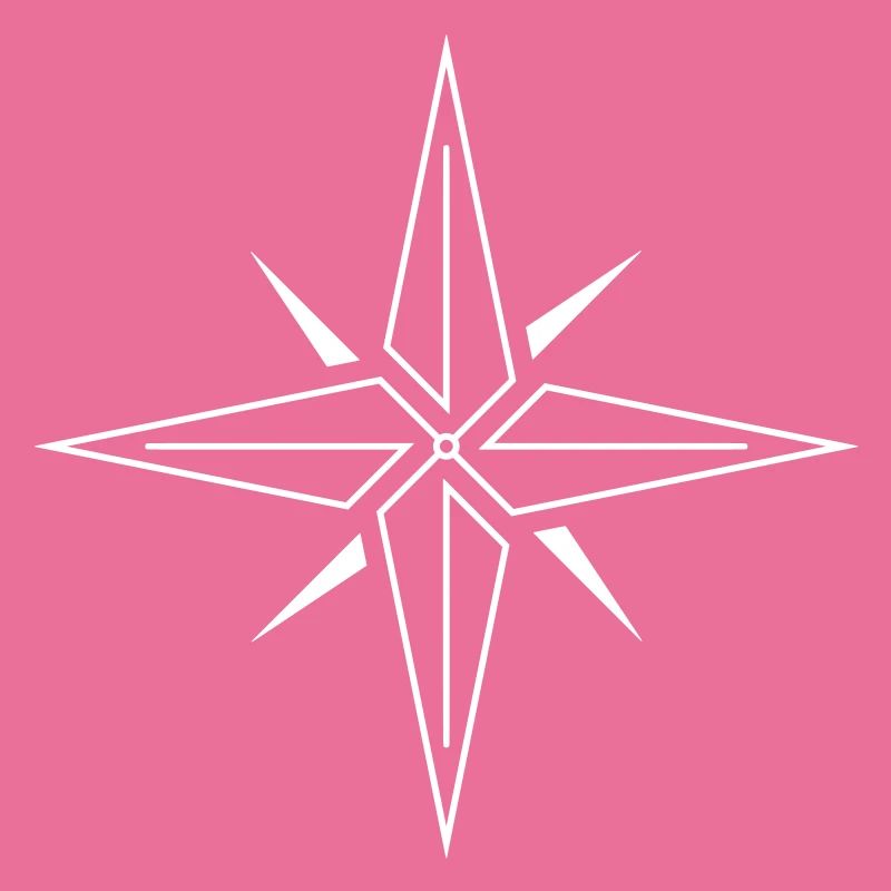 Linie Kompassrose