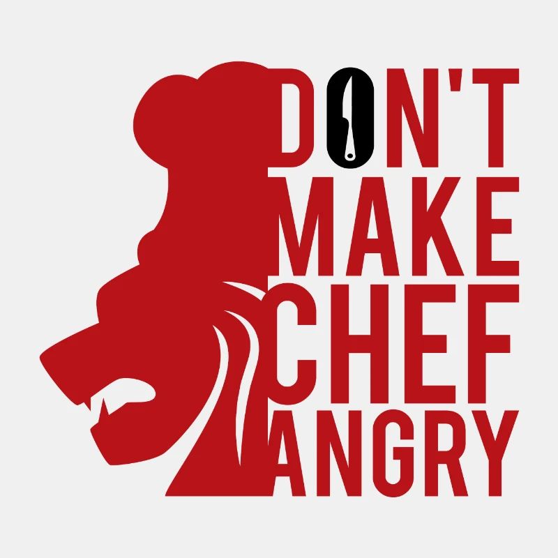 Do not make CHEF angry! Boss funny saying gift