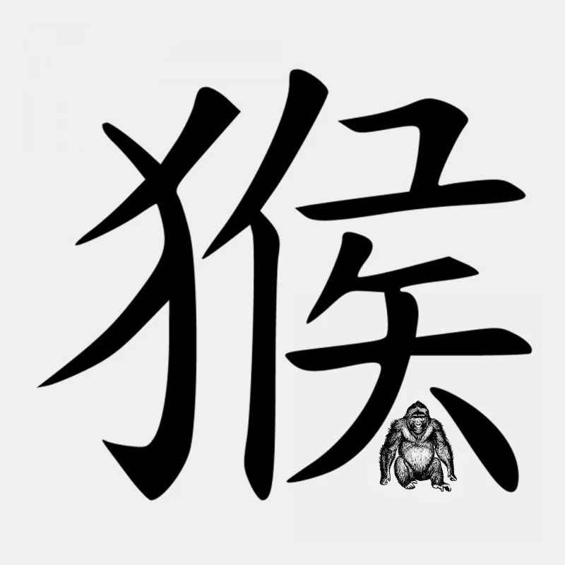 Singe Signe du zodiaque chinois