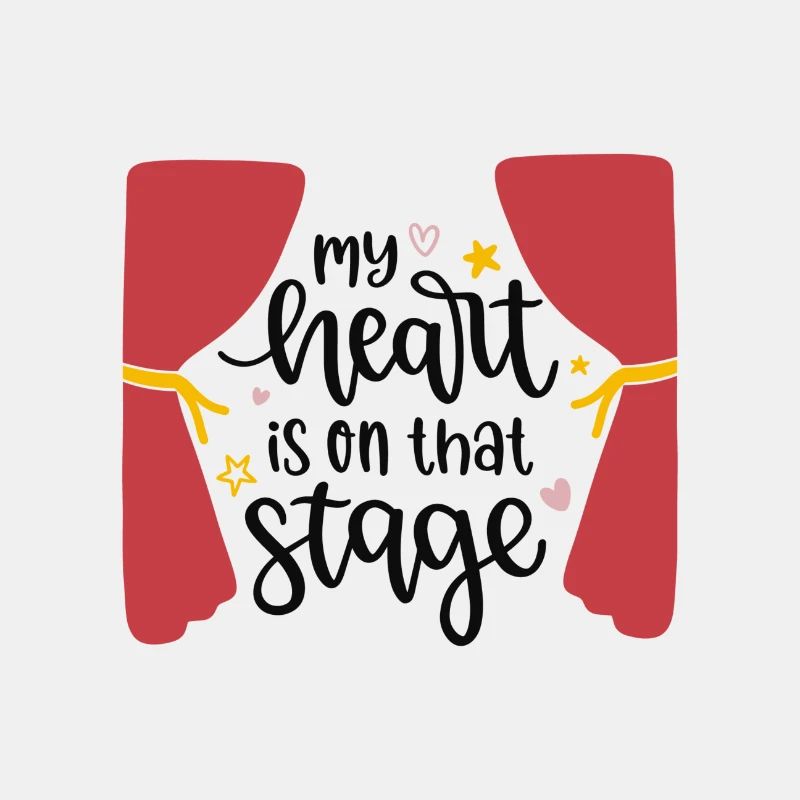 My heart is on that stage