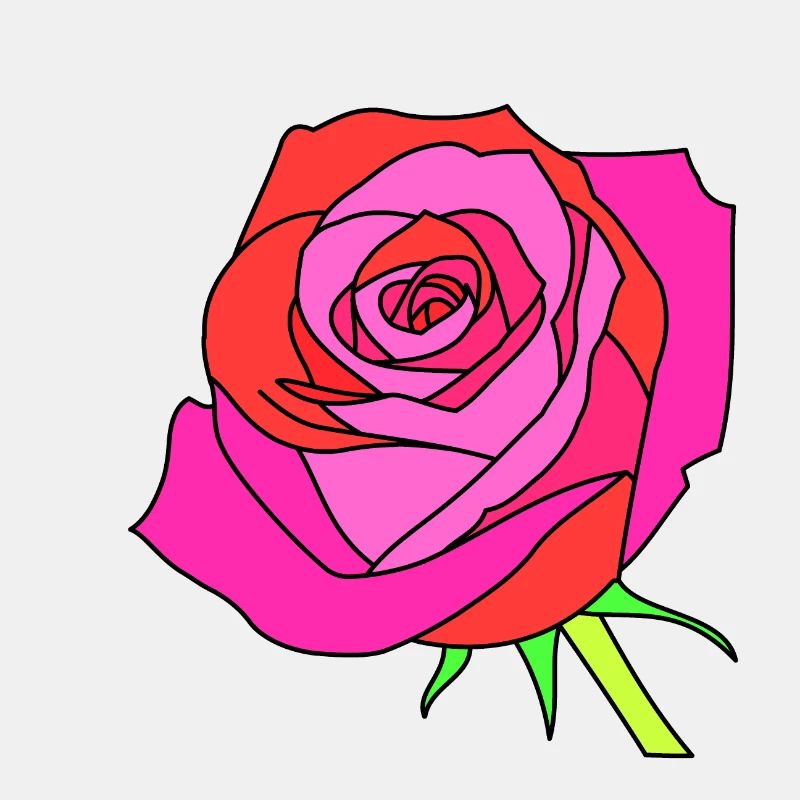 Wundervolle fantastische Rose