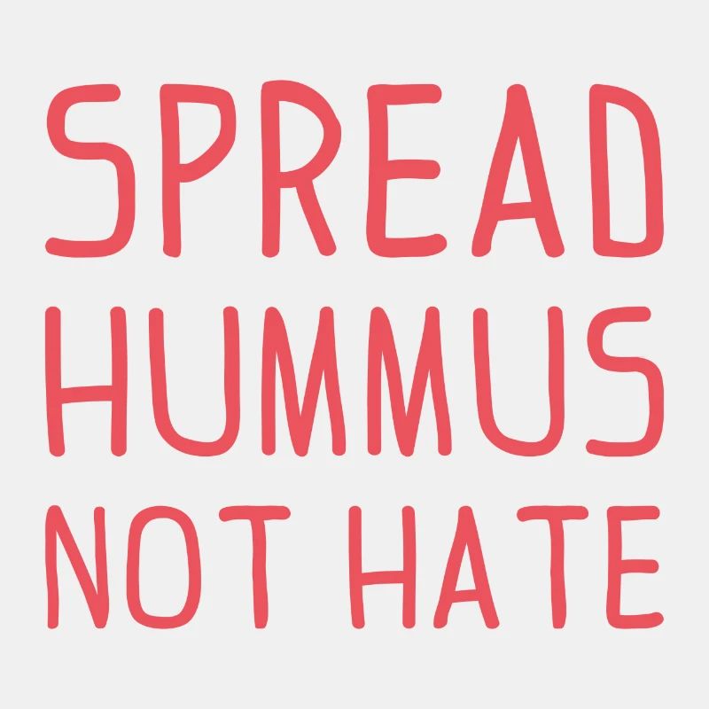 Spread Hummus not Hate Vegan Geschenk