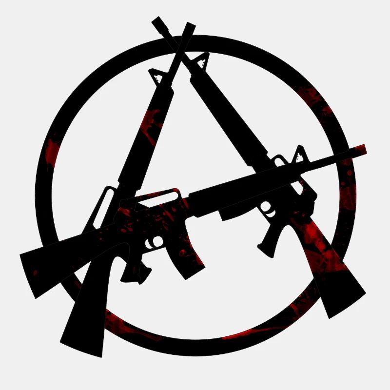 machine gun anarchy, anarchy, anarchist