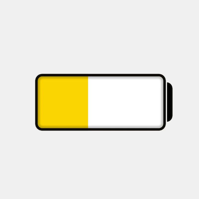 Battery (half-full / half-empty - 40%)