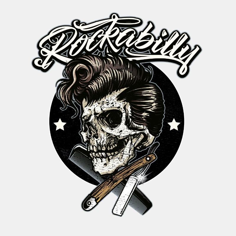 Rockabilly Skull