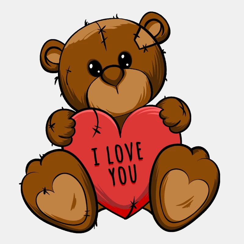 Ours en peluche. Saint Valentin