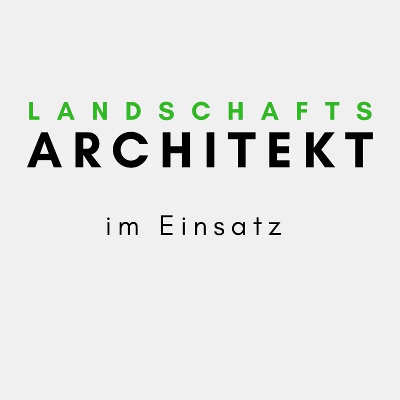 landschaftsarchitekt im Einsatz