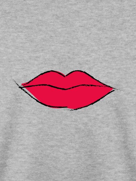 Mund rote Lippen