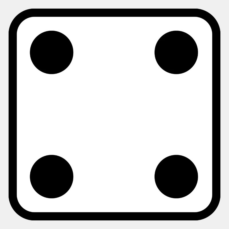 Idée cadeau de jeu de dés numéro 4 de dés