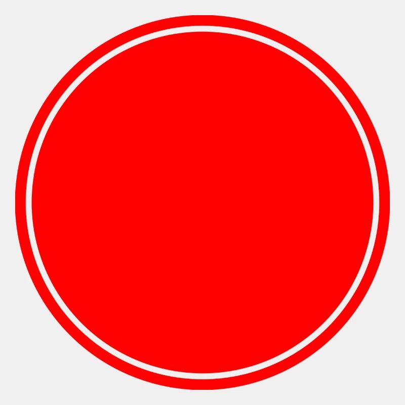 Cercle rouge auto-conception