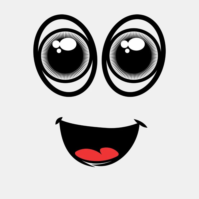 lustiges Gesicht Smiley Smile