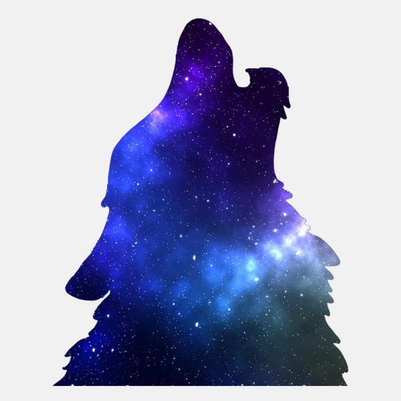 Galaxie Wolf blau
