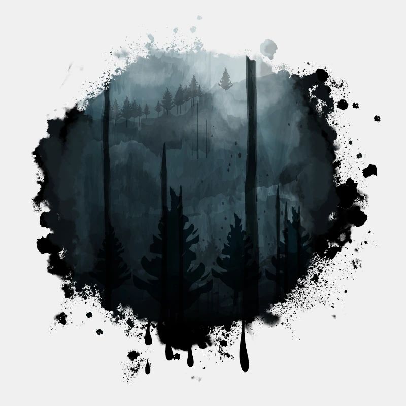 Dunkler Wald