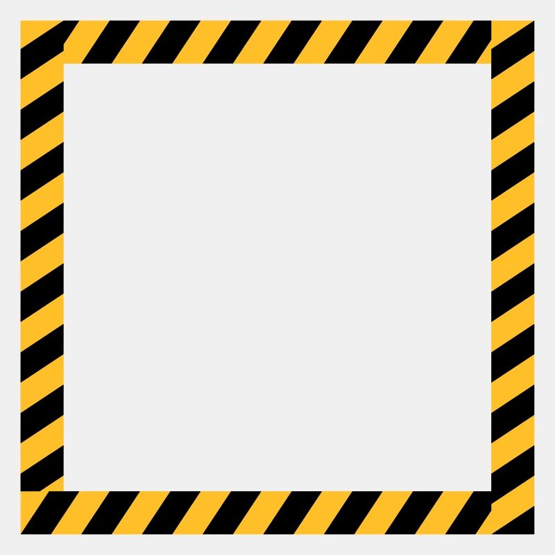 Rahmen Schild Absperrband
