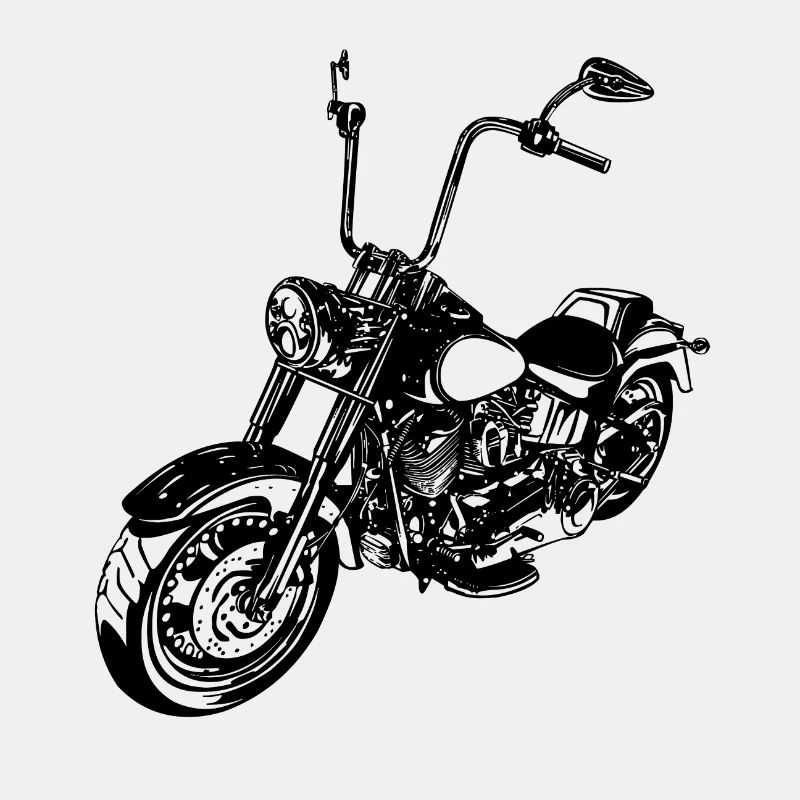 Motorrad Chopper