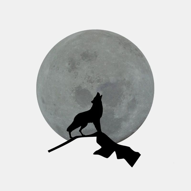 wolf moon grau