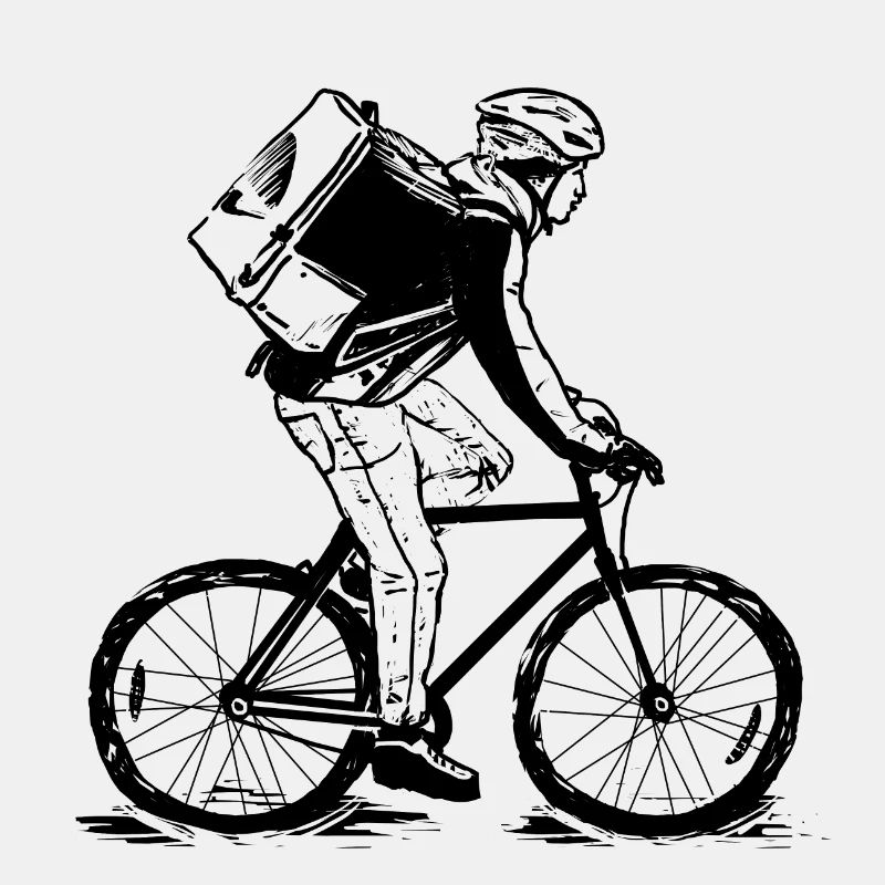 Fahrradkurier Botendienst per Fahrrad