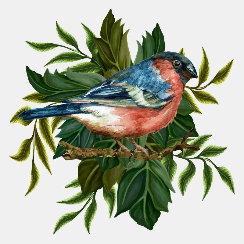 Bunter Vogel