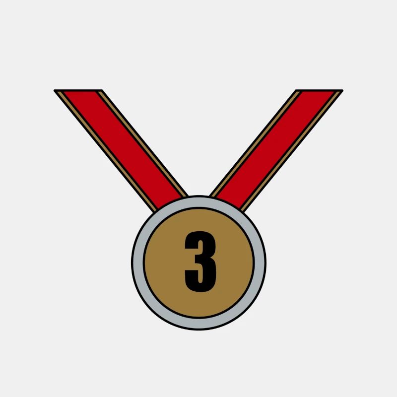 3. Platz Medaille