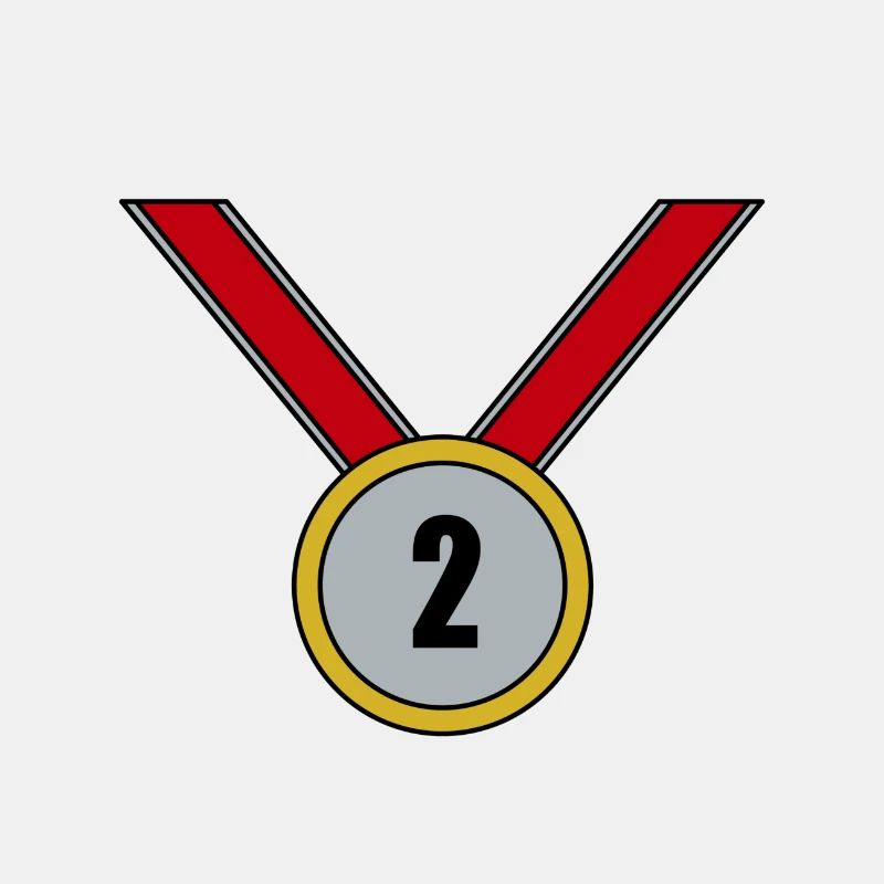 2. Platz Medaille