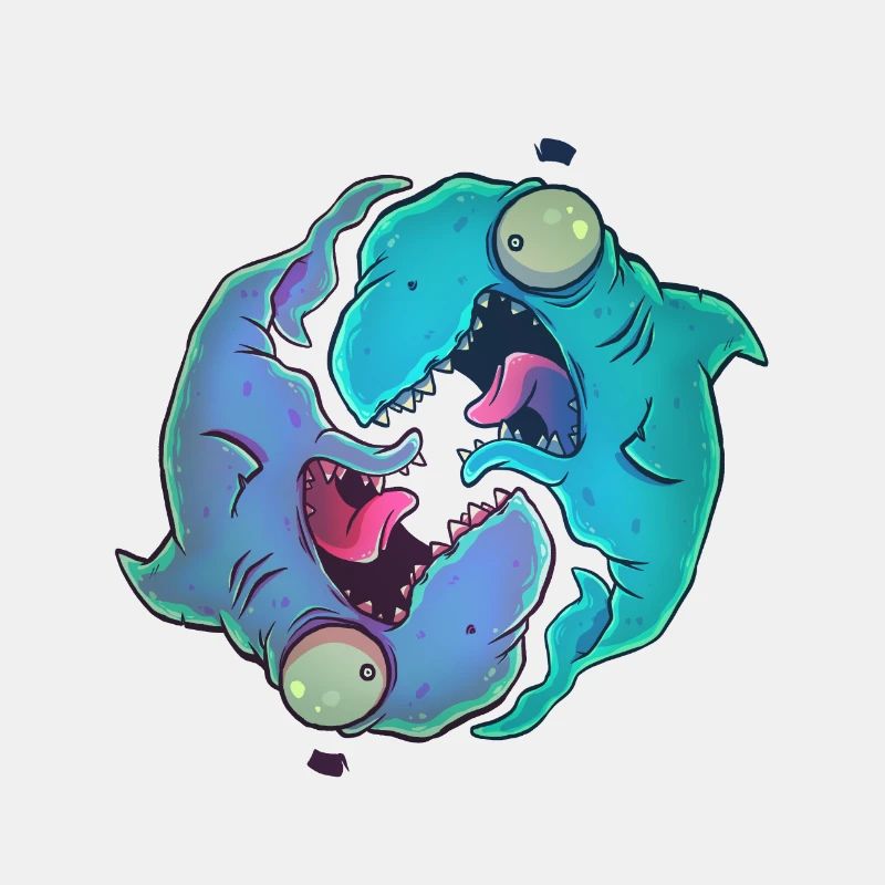 Crazy Yin-Yang Fische