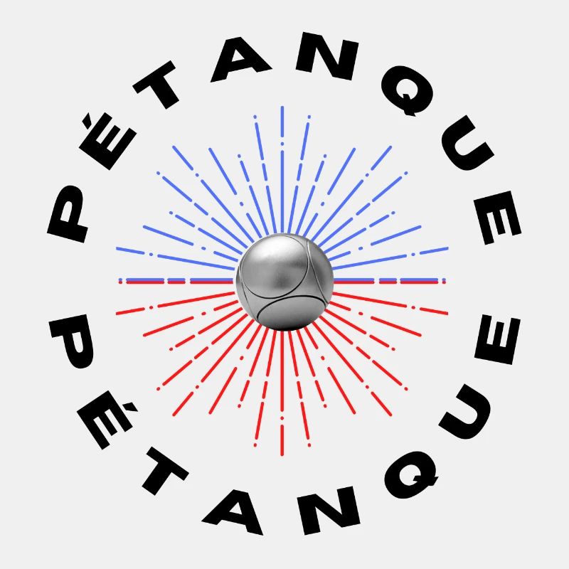 Boule petanque stern hell