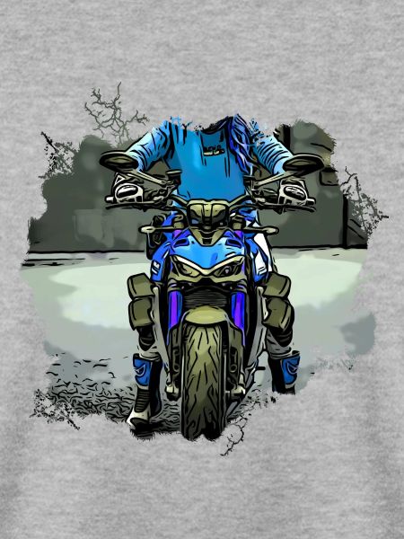 Naked Bike hellblau