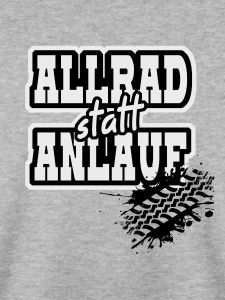 allrad statt anlauf