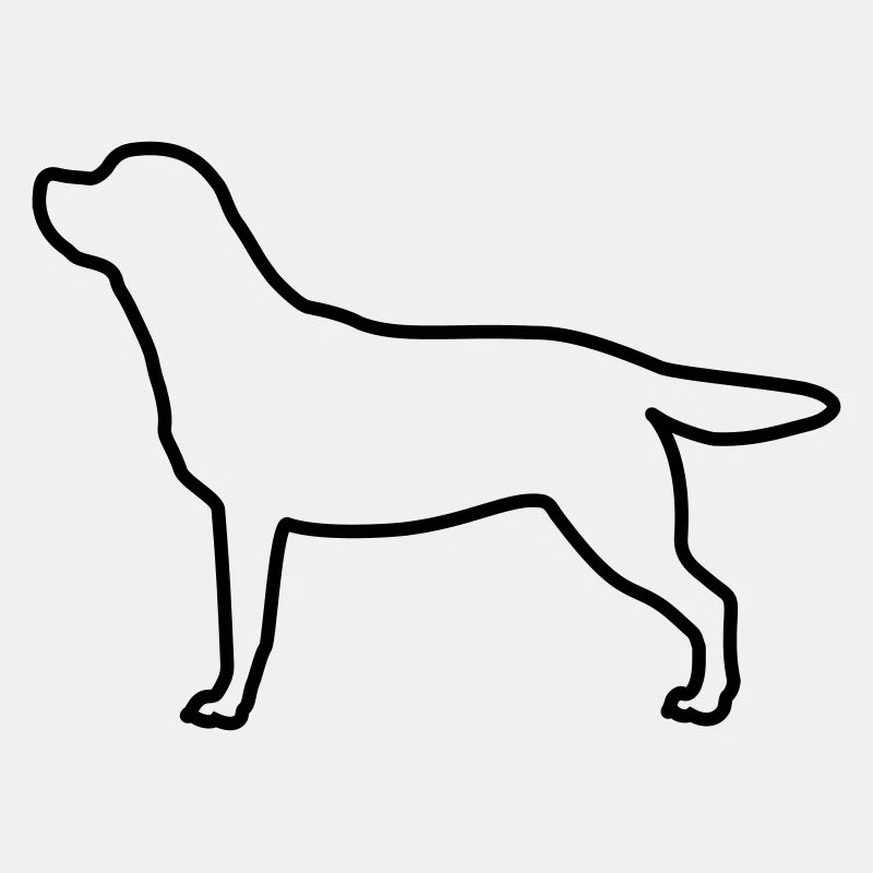 Labrador Retriever Silhoutte