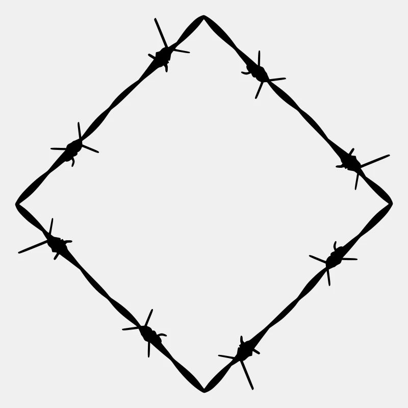 Stacheldraht Raute