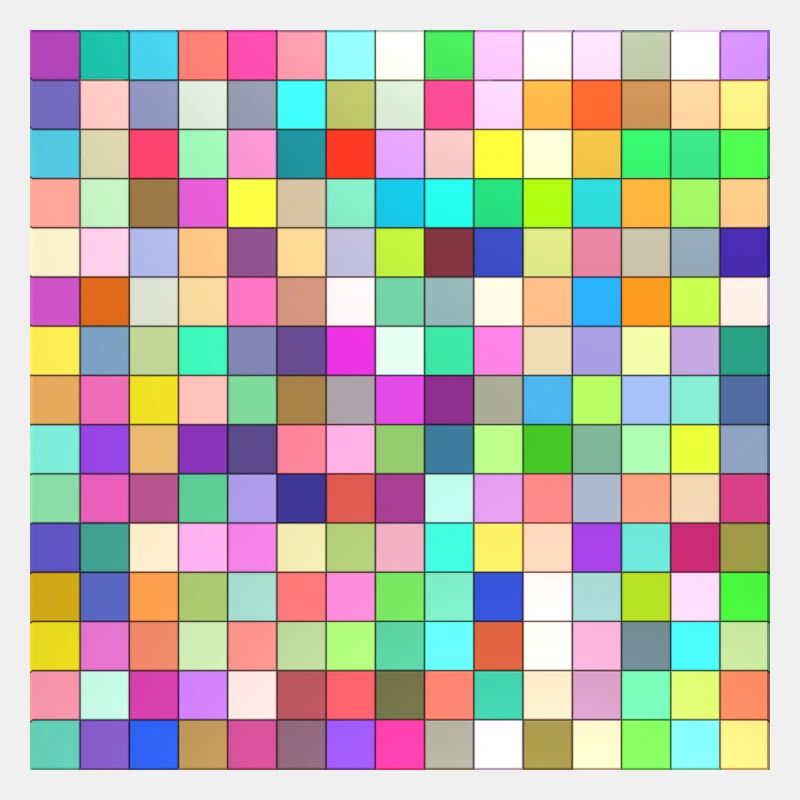 Bunte Quadrate Muster